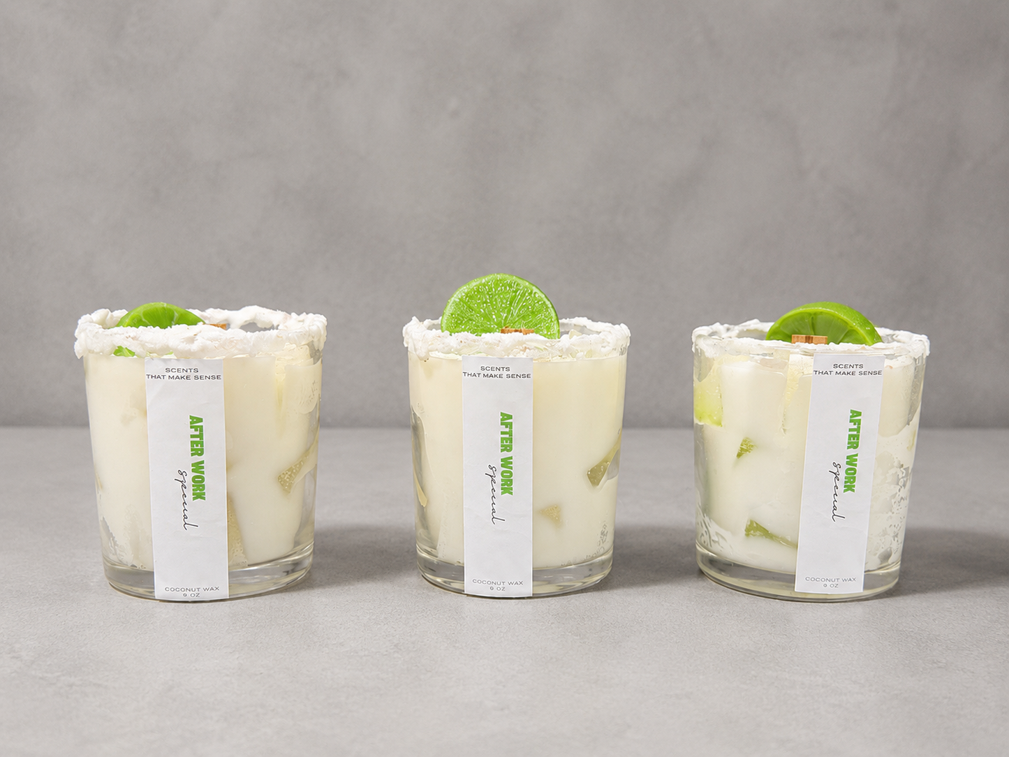After Work Special mint mojito cocktail scented candle by Scents That Make Sense NYC